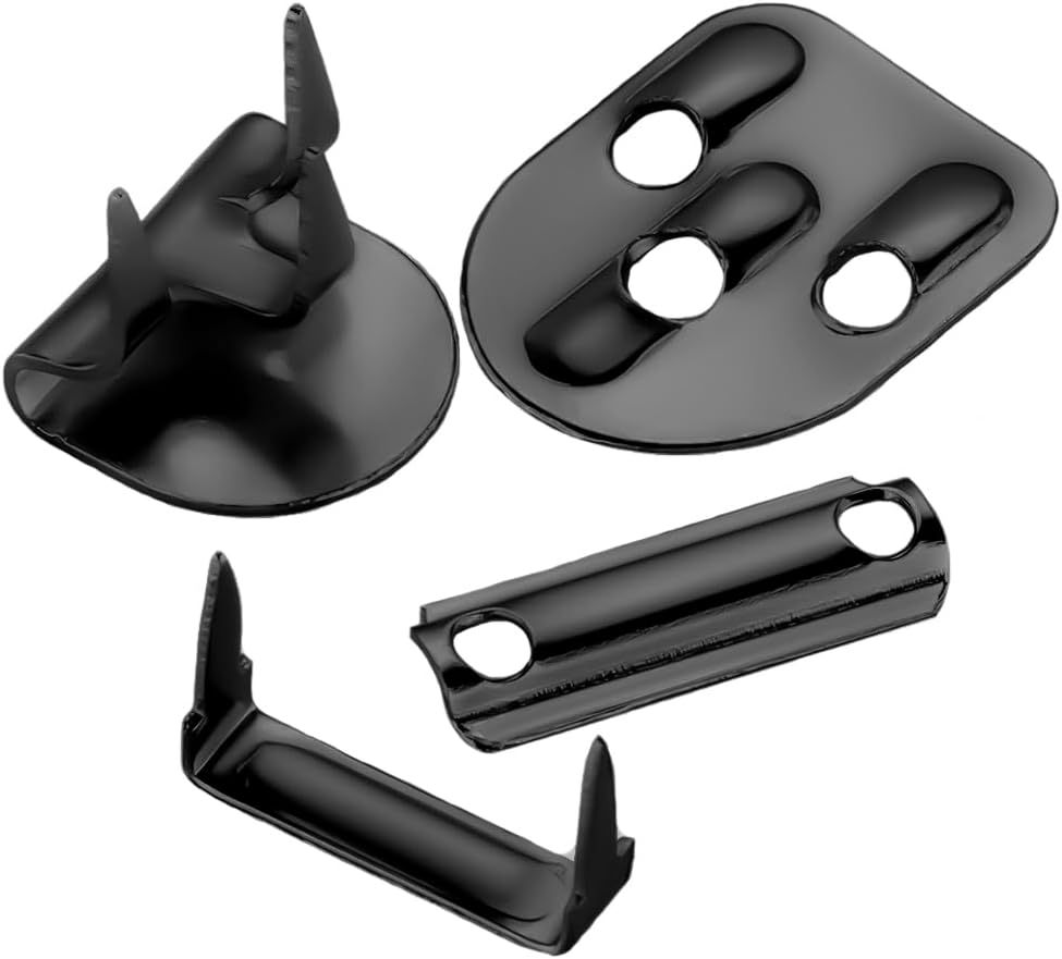 Lakesstory Metal Hooks & Eyes Closure No Sew Black Nickel