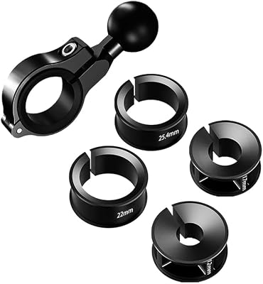 Aluminum 1-Inch Ball Mount Adapter for Handlebars & Mirrors