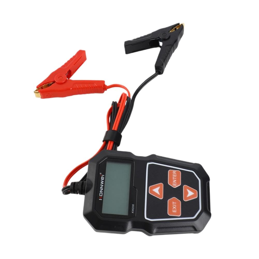 Probador de carga de coche de 12V, Analizador de alternador automotriz profesional, prueba de voltaje de forma de onda Compatible con coche, barco y motocicleta