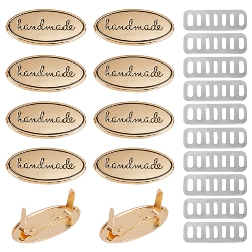 Étiquettes en métal faites à la main de qualité supérieure pour mode