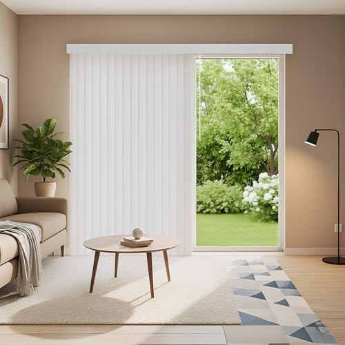Custom Made White PVC Vertical Blinds