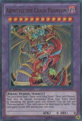 Amazon.com: YU-GI-OH! - Armityle The Chaos Phantom (LCGX-EN211) - Legendary  Collection 2 - Unlimited Edition
