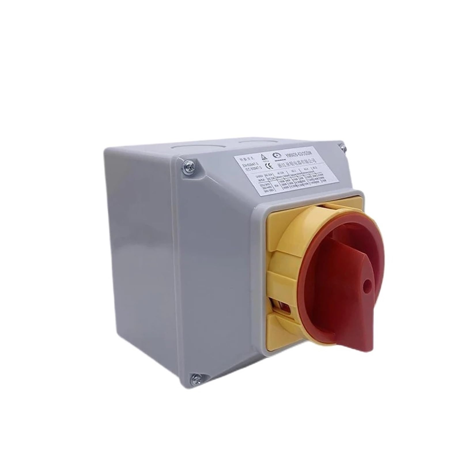 Interrupteur d'isolement étanche 63A sectionneur triphasé pour moteur LW26GS-63/2M