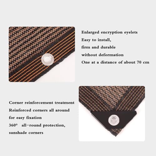 Voile d'ombrage marron respirant pour pergola et jardin serein