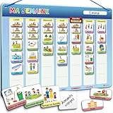 LIKARTO® Planning de Semaine pour Enfants - Tableau magnétique Montessori Enfants avec 1...