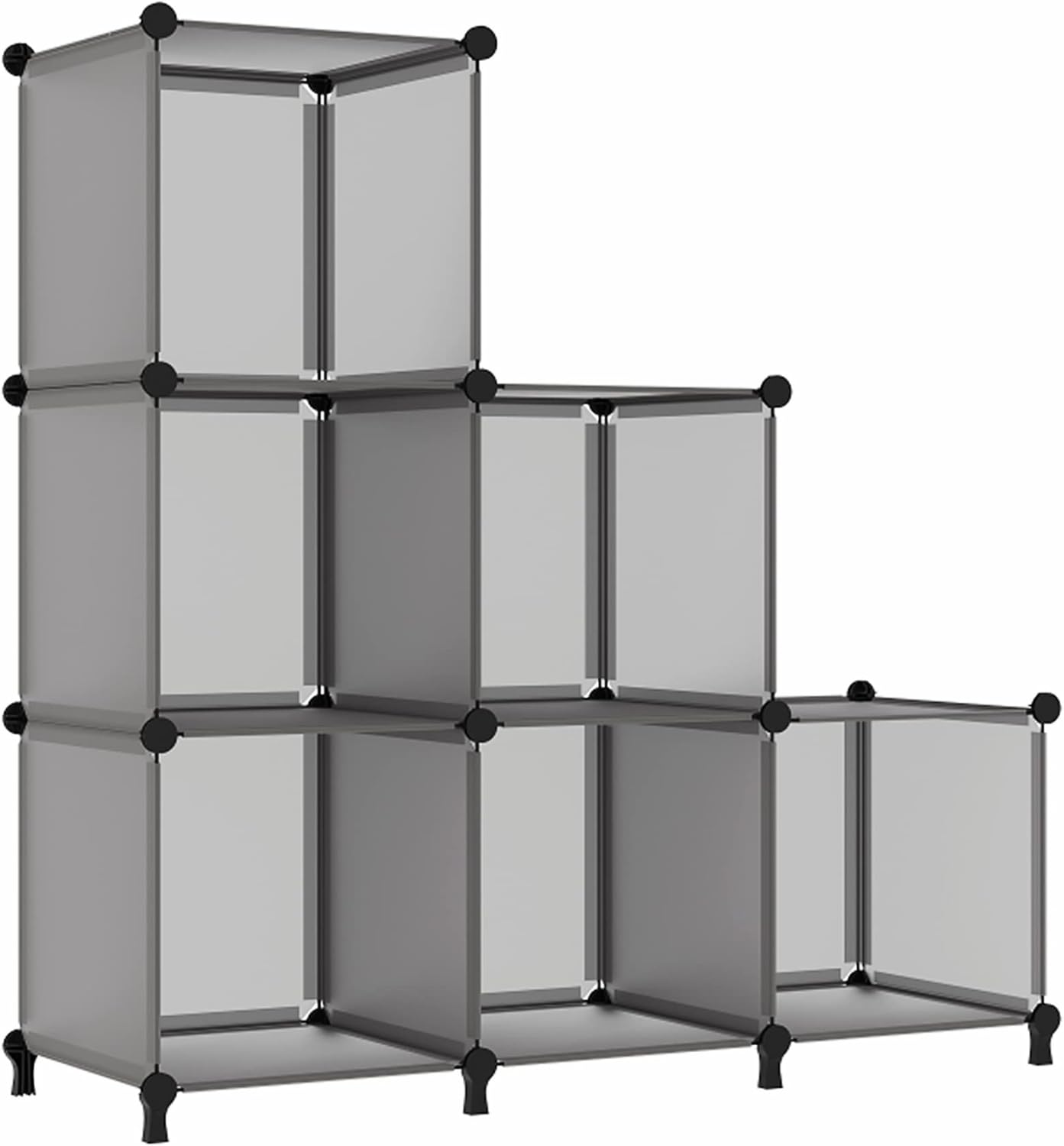 AWTATOS Cube Storage Organizer, Plastic 6 Cube Shelf Organizer for