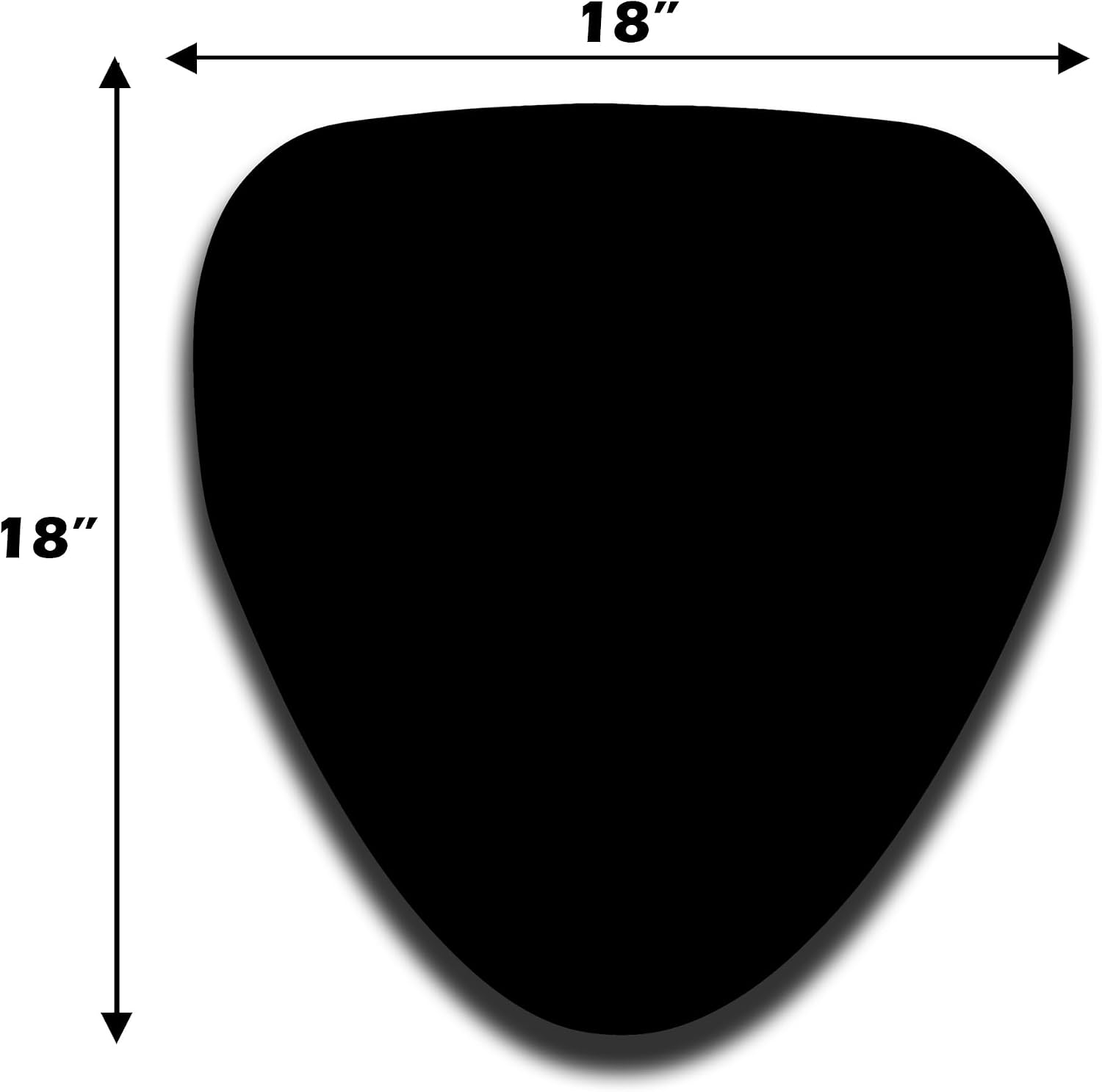 Sheepskin Motorcycle Seat Cushion Universal Pad 18x18 Black Large