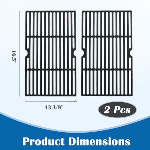 Image of SafBbcue 16.5 inch Grill Grates for Kenmore 4&5 Burners Replacement Grill Parts Kenmore 146.23680310 146.30213510 146.23770310 146.47468610 146.47469610 PG-40406S0L Cooking Grates Bbq-pro 146.23676310