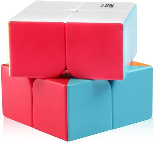 Miniatura 5 de D-FantiX QY Toys Qidi S2 - Cubo de velocidad de 2 x 2 para niños y QY Toys Warrior W 3x3 Speed Cube