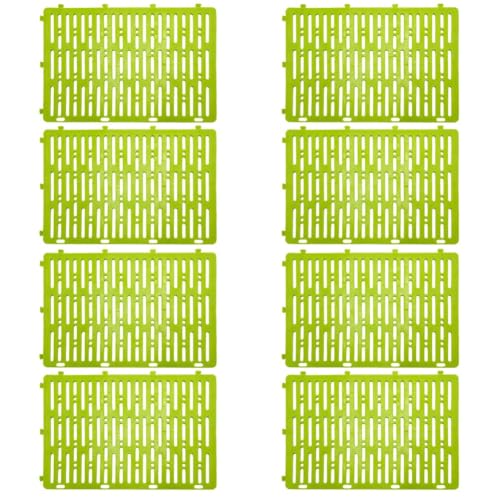 Lawnoval 8 Stück stapelbare Baumstamm-Protektoren, 20 cm hoch, wetterfest...