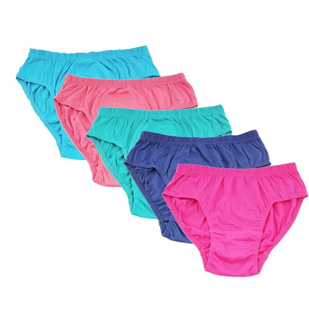 lilslim SONA Panties for Women | Full Coverage, 100% Super Soft Cotton, Mid Waist | Inner Elastic Waistband | Innerwear, Hipster, Briefs | Pack of 5|(Multicolor)-picture-14