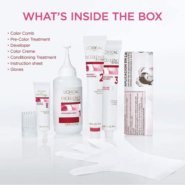 Image of L'Oreal ParisExcellence Creme - 7-1 /2A Medium Ash Blonde (Cooler) 1 Each (Pack of 9)