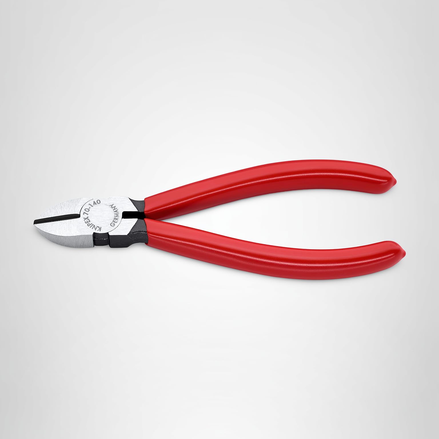 KNIPEX - 70 01 140 Tools - Diagonal Cutters (7001140), Red - Side