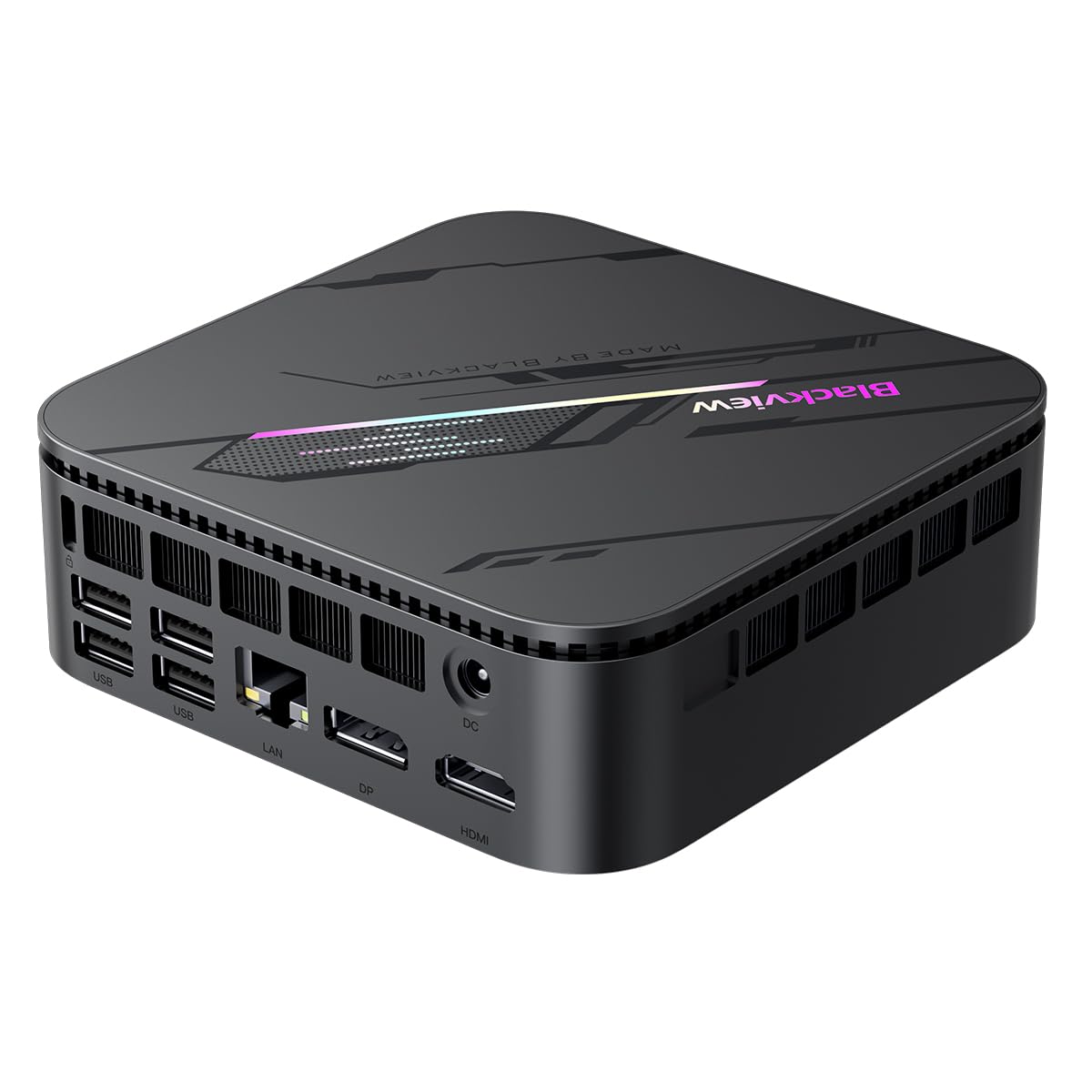 Blackview MP100 Pro Mini PC, Intel i3-1215U (hasta 4.4GHz), DDR4 16GB (hasta 64GB) RAM 512GB (hasta 2TB) PCIE 4.0 SSD M.2, Triple Pantalla 4K, WiFi 6, Bluetooth 5.2, Windows 11 Pro, 3 años garantía