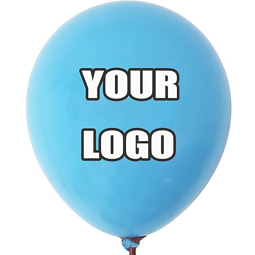 Impression personnalisée Lot de 100 ballons en latex publicitaire avec