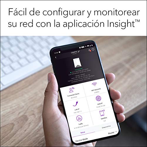Netgear-Orbi-Pro-SRK60B04-Sistema-WiFi-Mesh-tribanda-AC3000-con-1-Router-y-3-repetidores-Que-Cubren-hasta-700-m2-para-oficinas-y-Negocios