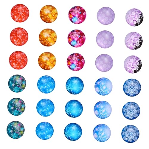 Patch de Noël en verre cristal pour décorer la table du réveillon 100pcs