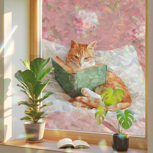 Película para ventana Qibunaqu 35.4x78.7in PVC miniatura 1