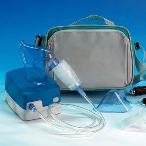 Inhalateur mobile de confidentialité 12 V - Fonctionnement en voiture - Masque adulte et enfant