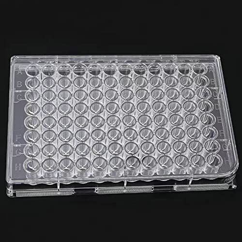 96-Well Tissue Culture Plate - Individually Wrapped， With Lid，Flat Bottom Wells（Pack Of 10） #TOP1