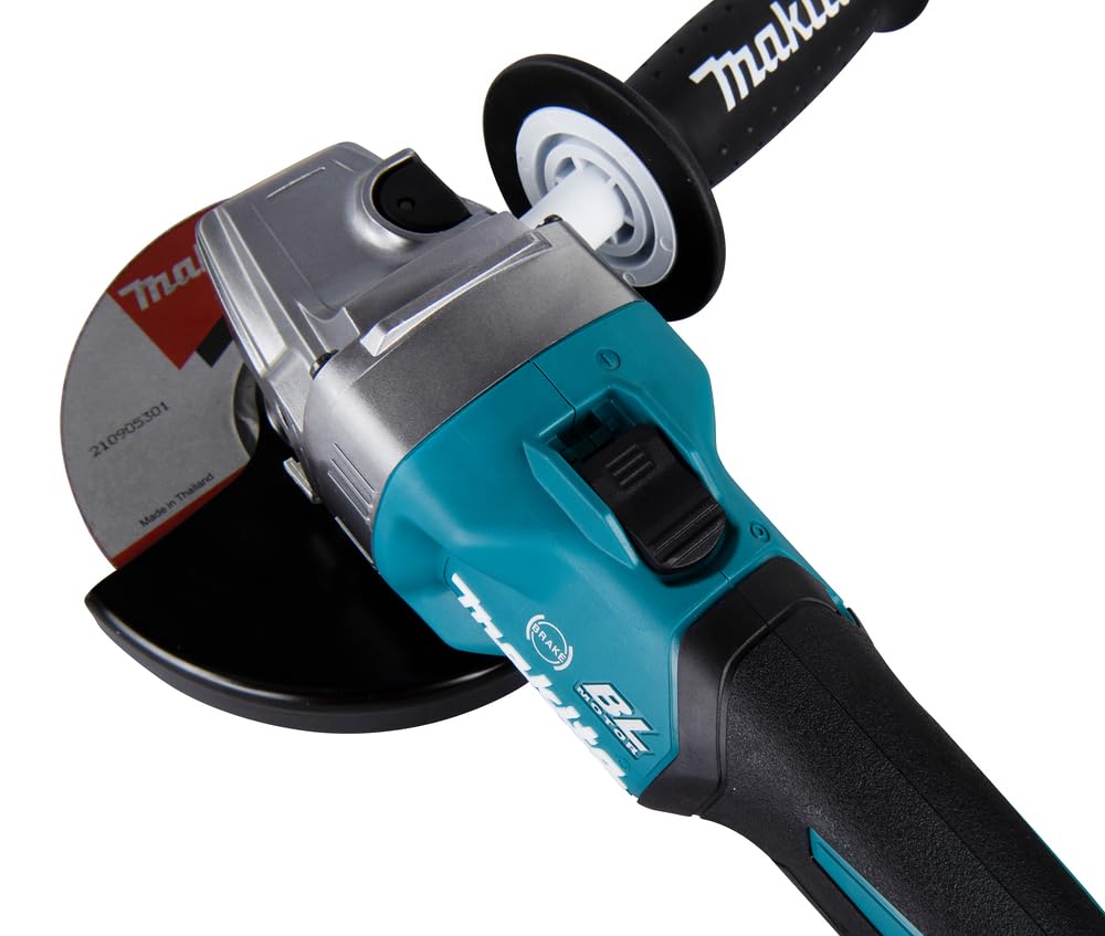 MAKITA AMOLADORA Angular INALÁMBRICA GA035GZ 150mm XGT, Aluminium, Petrolio (senza batteria, senza caricatore)