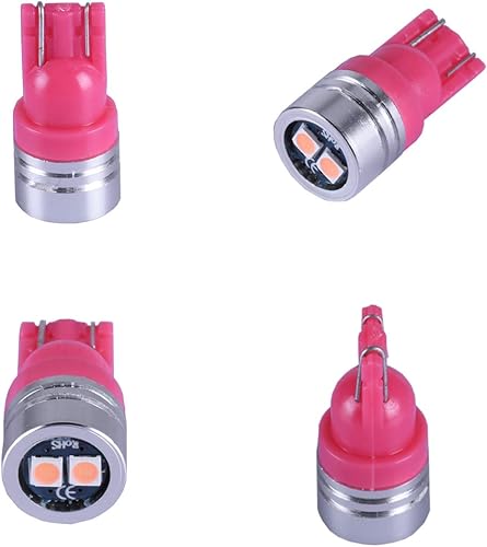 Miniatura 4 de iBrightstar 3030 - Juego de chipsets 168 175 194 2825 W5W T10 con cuña LED para matrícula interior de mapa, cúpula, color azul