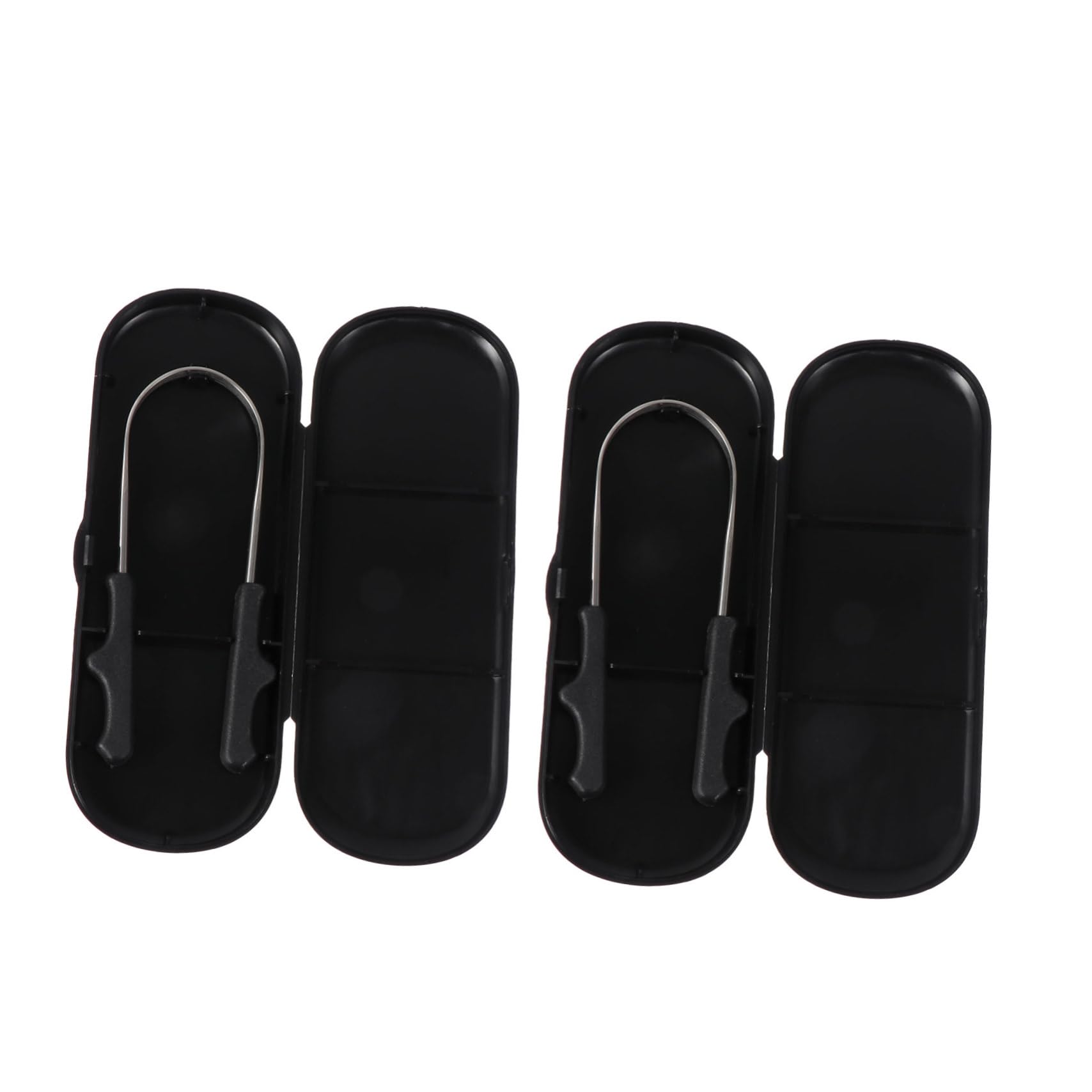 Anneome 2Sets Cleaners for Adults Grade Reusable Scrapers for Healthy Oral Care with Storage Cases Chic Design