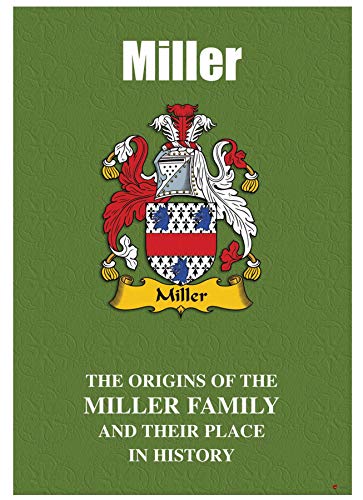 I LUV LTD Miller Anglais Nom de Famille Livret D'histoire avec de Brefs Faits Historiques