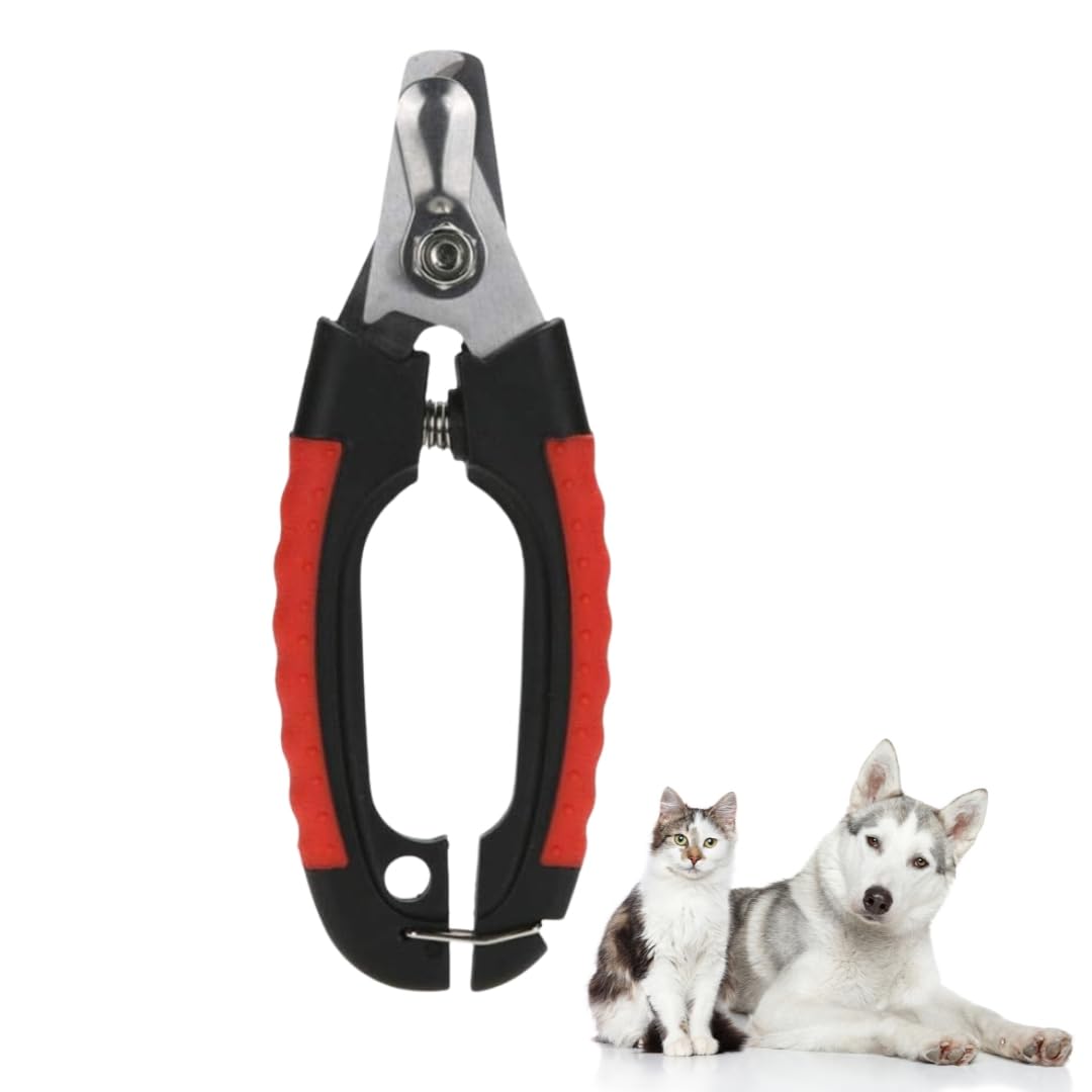 PARENCE. Nail Clippers for Medium Animals - Nail Clippers for Cats, Small Dogs, Rabbits, Rodents - Sharp Stainless Steel Blade - Safety and Comfort - Pet Grooming