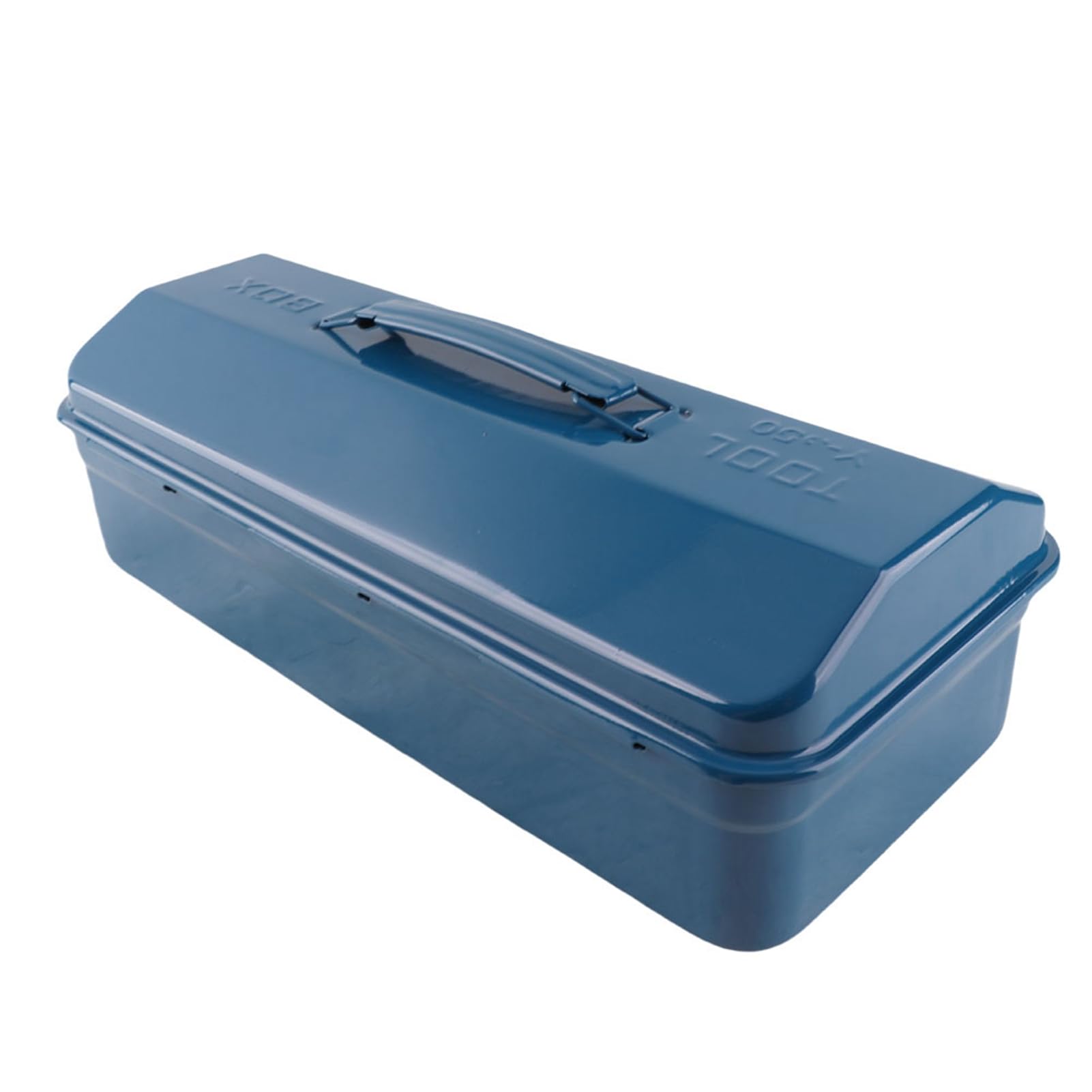 Caja de herramientas de hierro 37x16x11 cm con hebilla de autobloqueo para taller