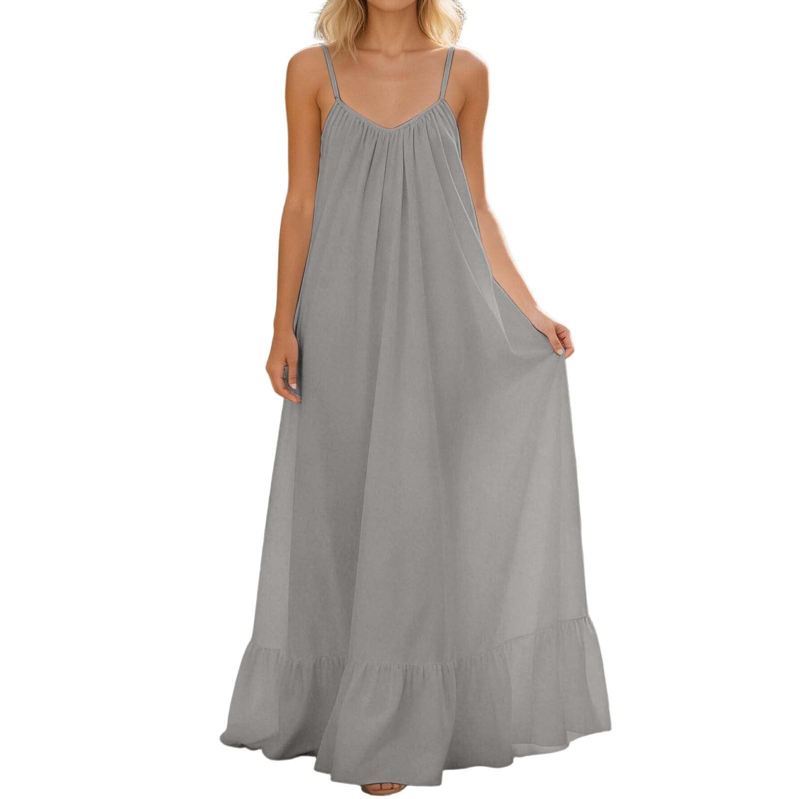 Robe d'été pour sortie d'été tendance et légère dos nu - 8