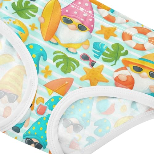 Joisal Cotton Toddlers Underwear Floral Cute Summer Gnomes Panties for Girl Aesthetic Kids Briefs Undies 2t4
