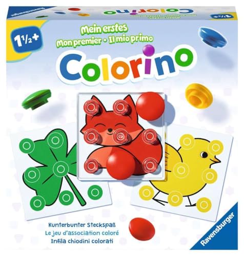 Ravensburger 20981 Mon Premier colorino, Jeu éducatif - Apprendre Les Couleurs Devient Un Jeu d'enfant - Le Classique du Jeu pour Les Enfants à partir de 1,5 Ans