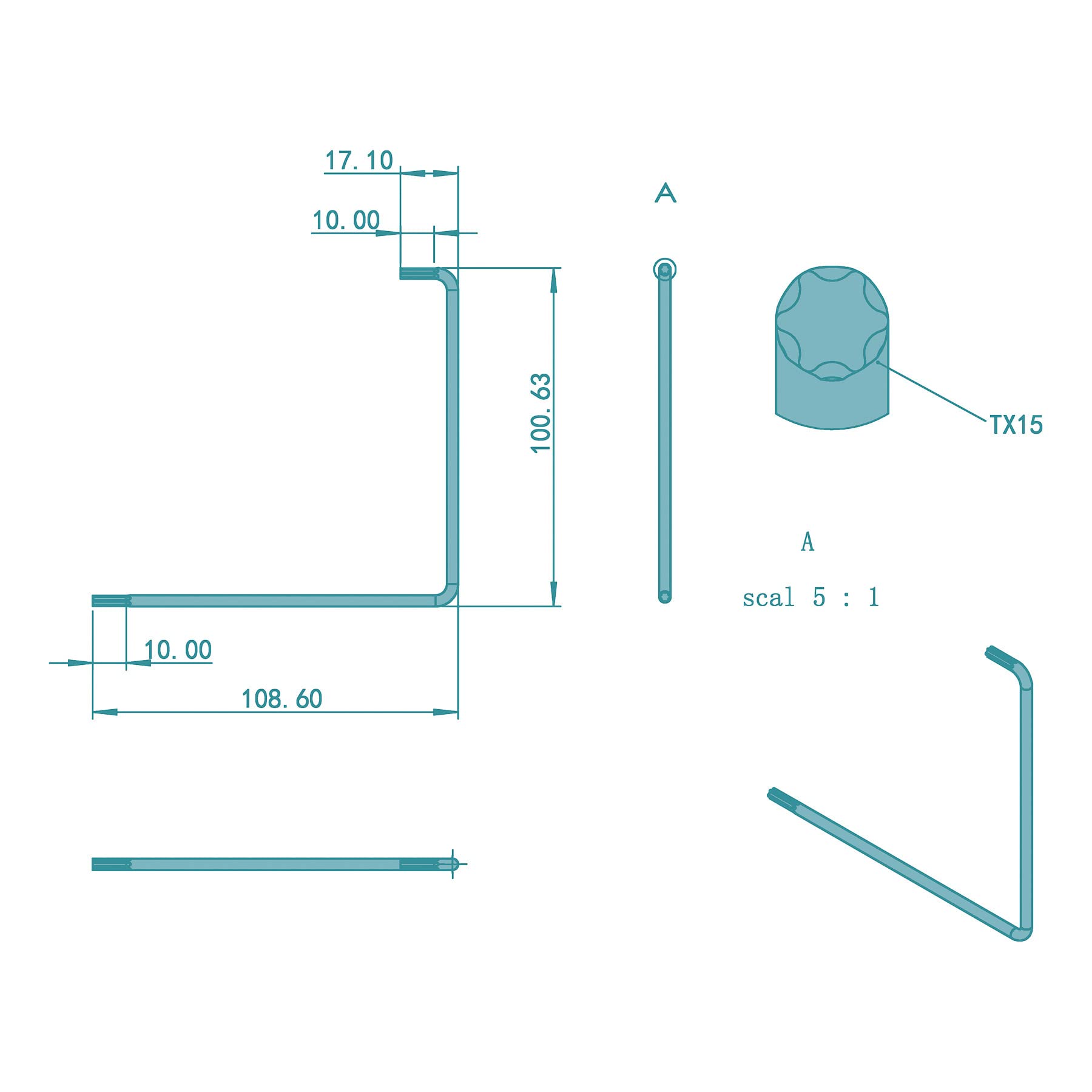 Set Chiave Regolazione Finestre INBUS 4mm & TORX TX15 - Made In Germany Con Garanzia 10 Anni - Foto 7