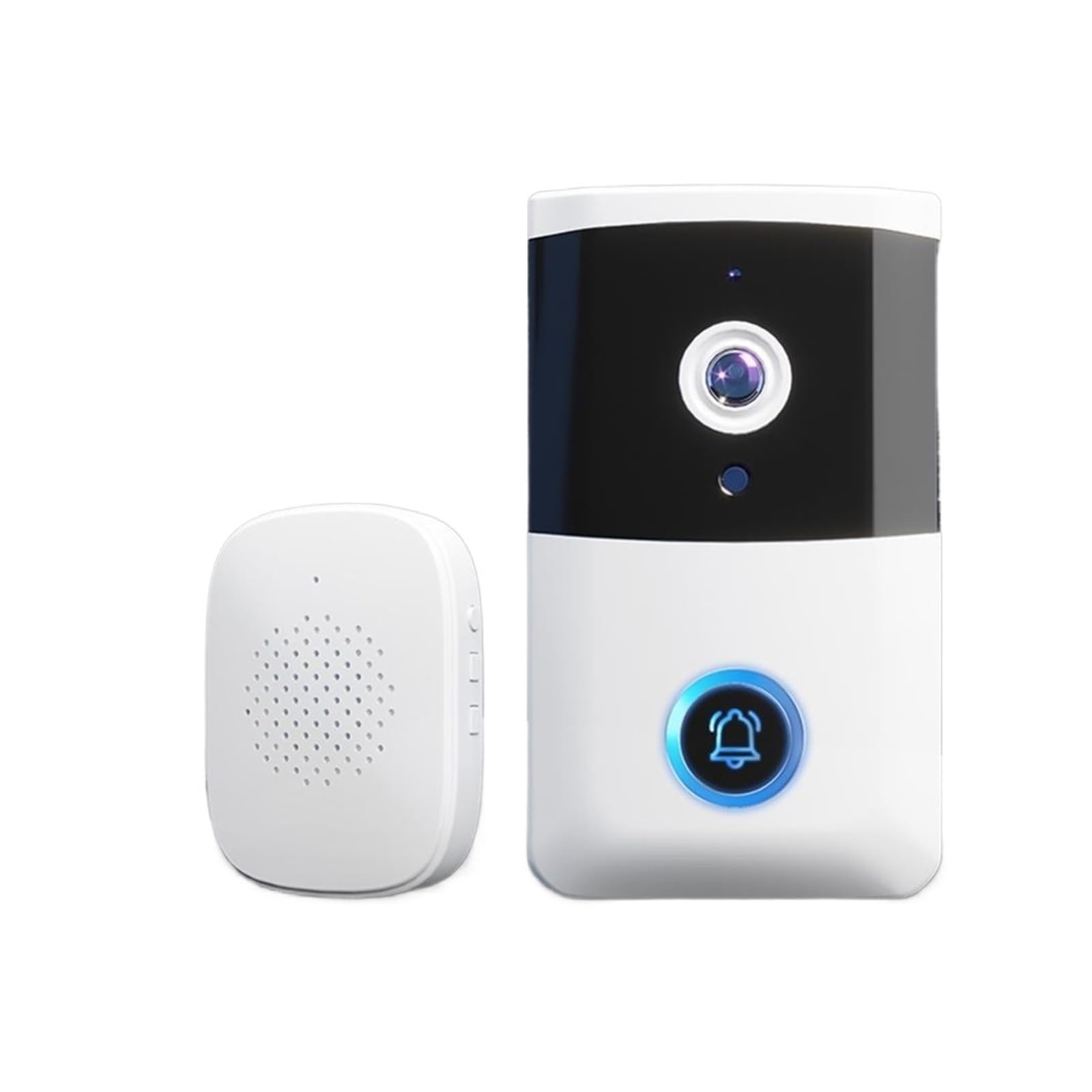 Sonnette vidéo avec haut-parleur intégré et communication vocale bidirectionnelle pour la maison