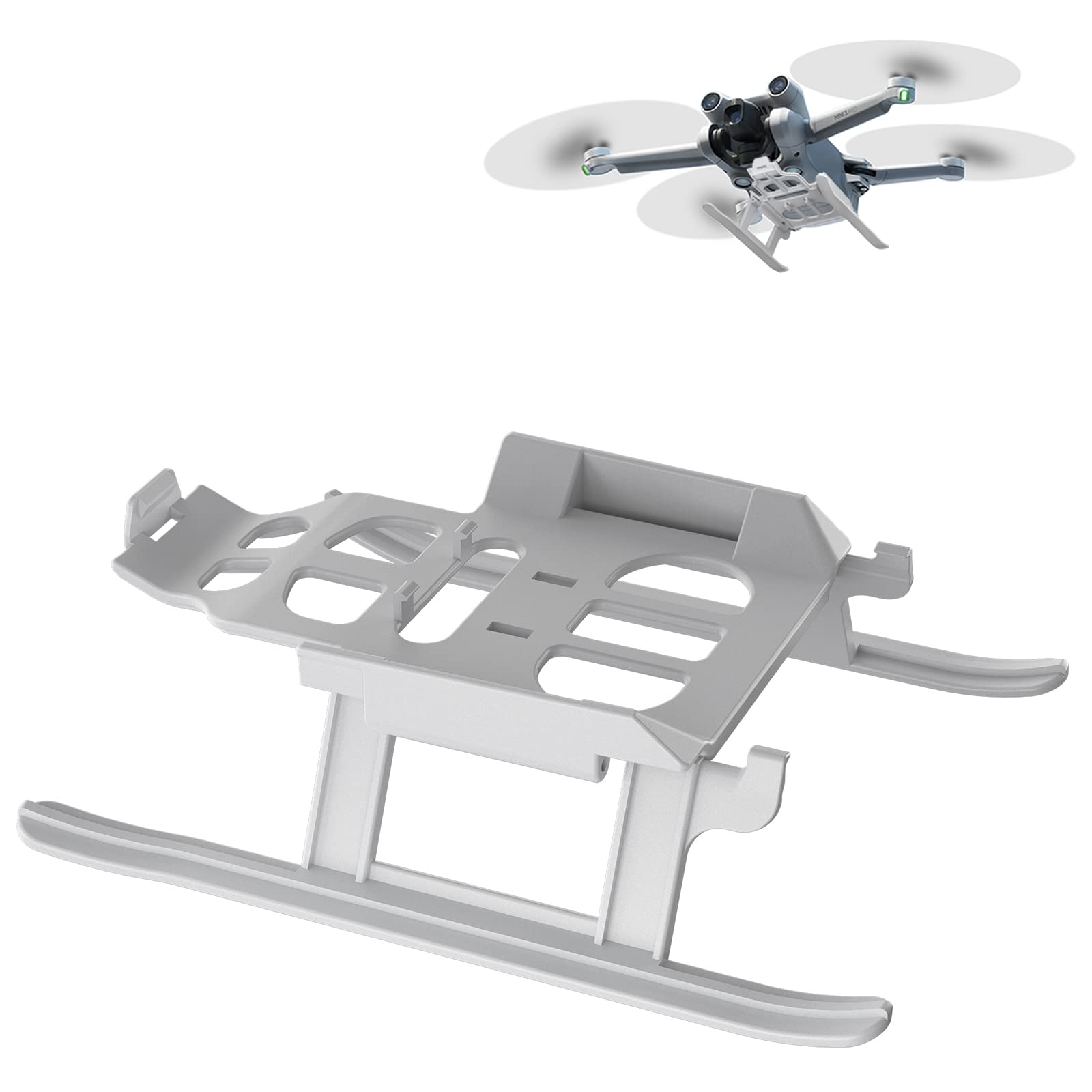 Foldable Landing Gear for DJI Mini 3 Pro Landing Feet Landing Gear Extended Quick Release Landing Gear 21 mm Height Extender Extension Landing Gear for DJI Mini 3 Pro Drone Safe Landing Accessories