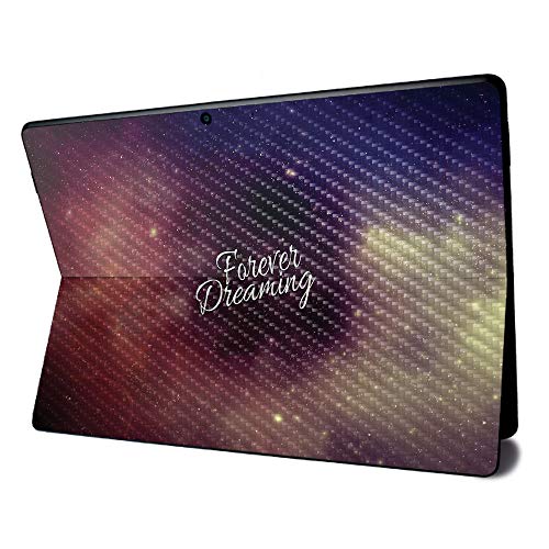 Image of MightySkins Carbon Fiber Skin for Microsoft Surface Pro X - Forever Dreaming | Textured Carbon Fiber Finish | Easy to Apply, Remove, and Change Styles | Made in The USA