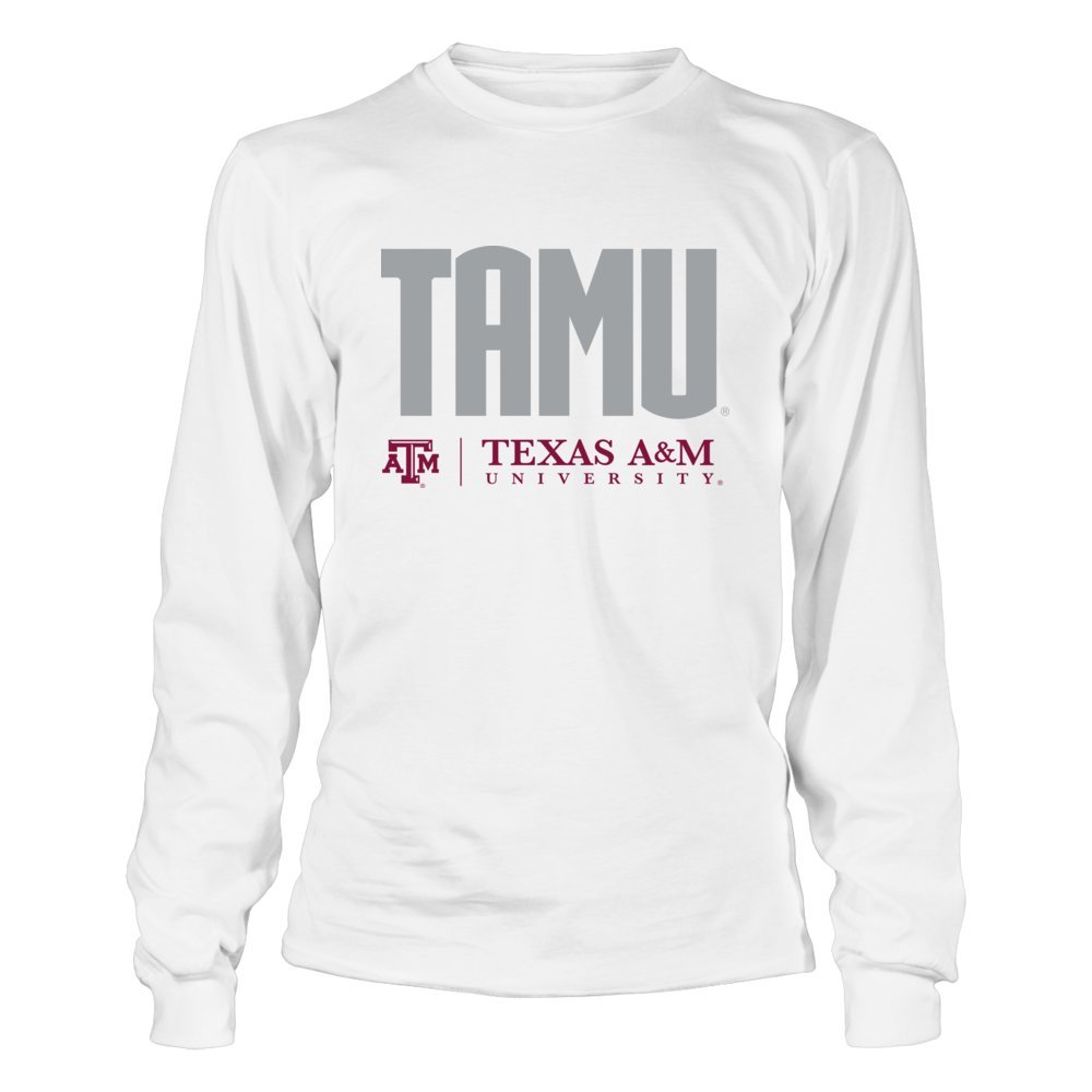 FanPrint Texas A&M Aggies T-Shirt - Tamu - Gray