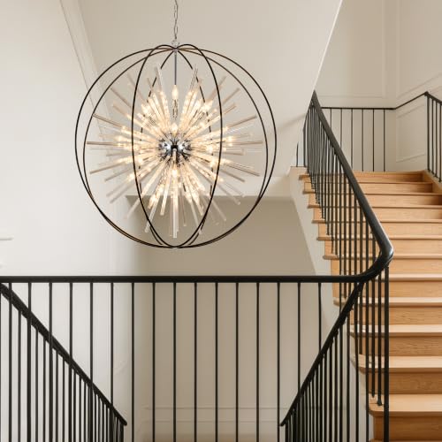 Vezzio Modern Extra Large Crystal Chandeliers for High Ceilings by Vezzio - Used condition - Image 7