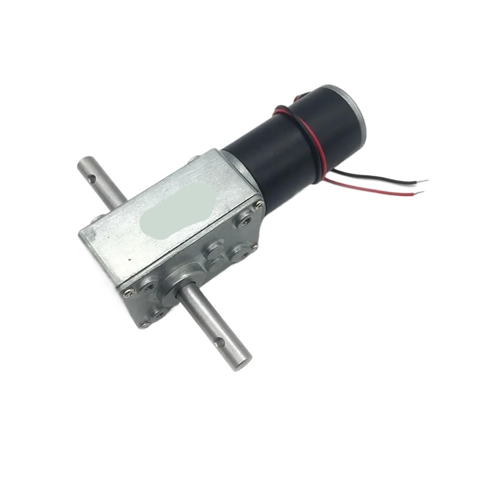 Motor de reducción de velocidad de gusano Motor de doble eje 5840-31zy, motorreductor de tornillo sin fin de 24 V CC, motores reductores de 4 V CC, alto par, autobloqueo invertido for robot(Package J,