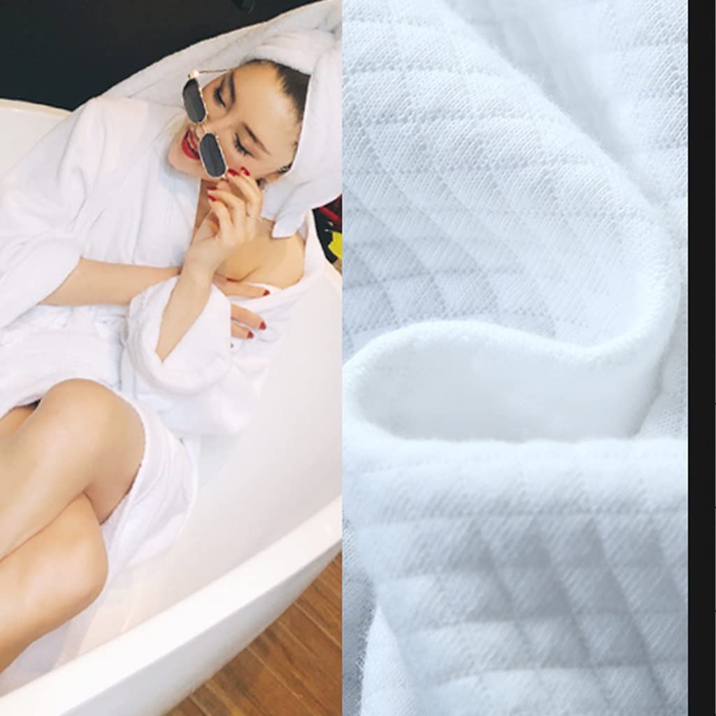 Accappatoio Per Donna Con Cappuccio, Accappatoio Da Uomo E Da Donna In Spugna Con Cappuccio Asciugamano In Cotone Accappatoio Lungo Morbido Bagno Termale Loungewear Per Piscina Vasca Idromassaggio