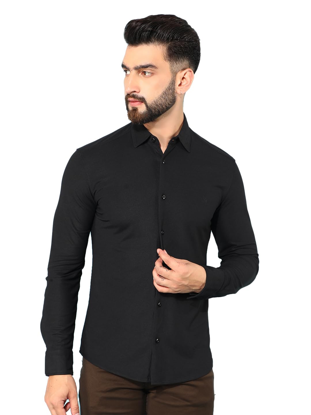 crimsoune club Men's Black Shirt-picture-41