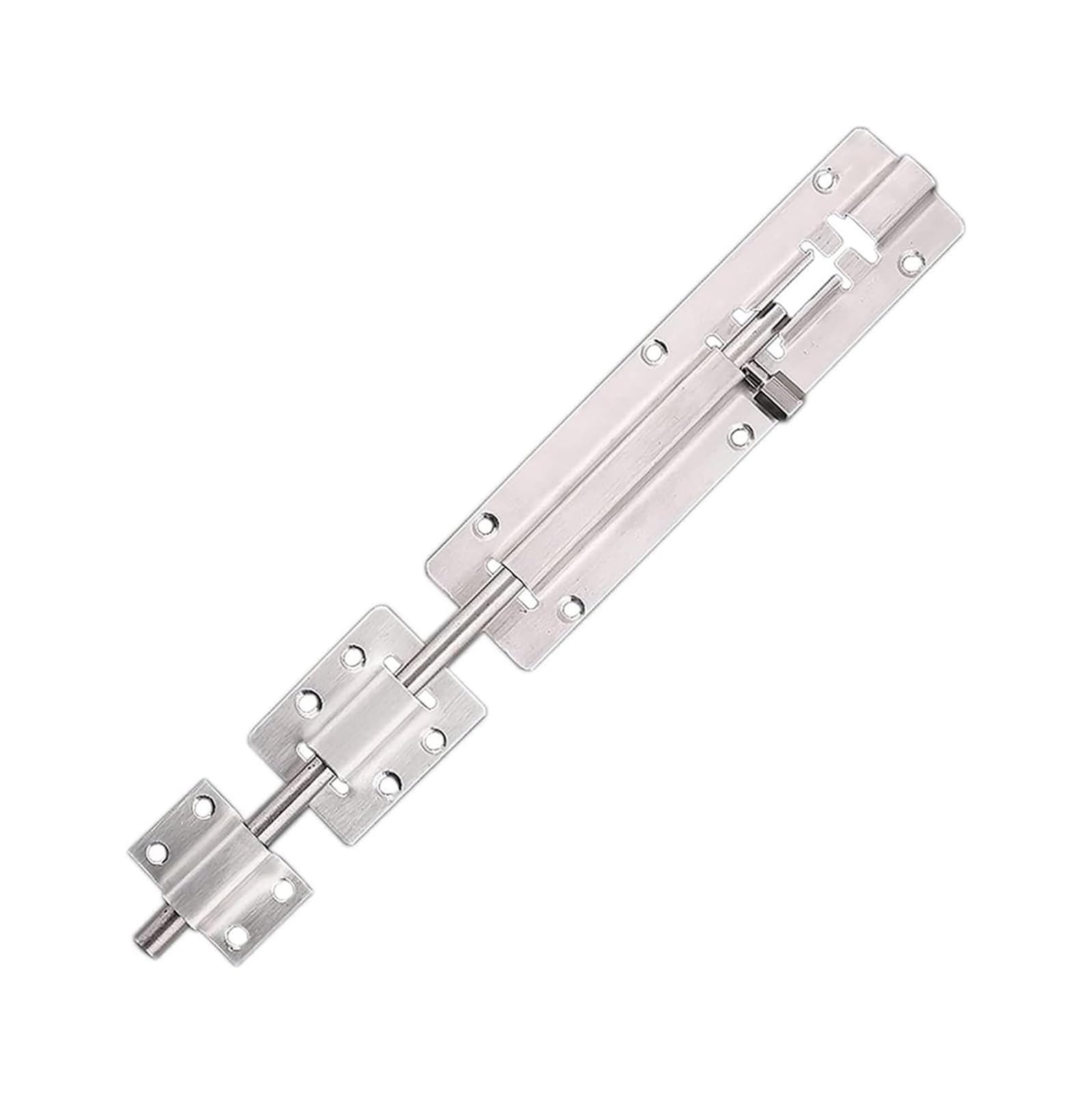 Door Lock Bolt, Slide Gate Latch Bolt Sliding Barrel Lock Stainless Steel Multiple Sizes(10 inches)