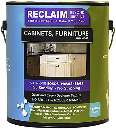 RECLAIM RC19 Pebble, Cabinet, Furniture & More Paint/Now You Can Reclaim Almost Any Surface with This Combination Primer/Finish/Sealer - No Stripping No Sanding No Priming Needed, 1 Gallon