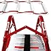 Portable Fire Ladder 2 Story Emergency Escape Ladder 15 Ft with Wide Steps V Center Support