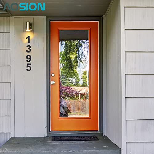 Aosion 6 Inch House Number Stainless Steel 304,Modern Floating House Numbers,Address Number,Street Numbers For Outside Garden Door Mailbox,Matt Black,Number 3 #TOP3