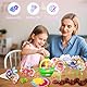Plunack Blumenpresse Kinder, Basteln Mädchen ab 4 5 6 7 8 9 10 Jahre, DIY Kinder Blumen Basteln Spielzeug Kreativ Basteln Set Kindergeburtstag, Geburtstags Geschenk Mädchen 4 5 6 7 8 Jahre