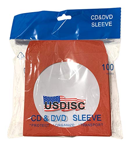 USDISC �y�[�p�[�X���[�u 100g �E�B���h�E �t���b�v ���b�h, 300 Sleeves, USD01354-300