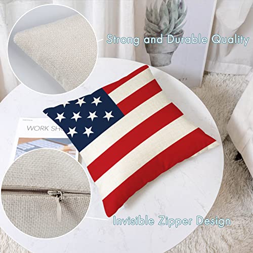 Setof4patrioticthrowpillowcovers18x184thofjulypillowcoversmemorialdayindependencedayamericanflagcushioncoversfourthofjulypillowcoversforhomeoutdoordecorations18inch  Urban Country Home Decor Set of 4 patriotic throw pillow covers 18×18 4th of july pillow covers memorial day independence day american flag cushion covers fourth of july pillow covers for home outdoor decorations 18 inch  urban country home decor