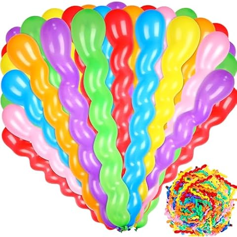 Sratte 1000 Pcs 40 Inch Spiral Balloons Cover